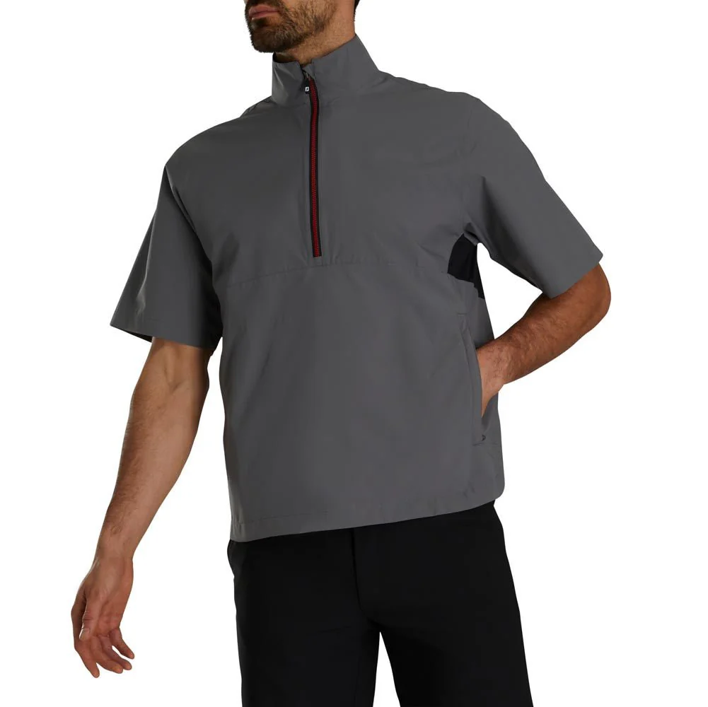 FootJoy HydroLite X Short Sleeve Golf Rain Shirt - Image 18