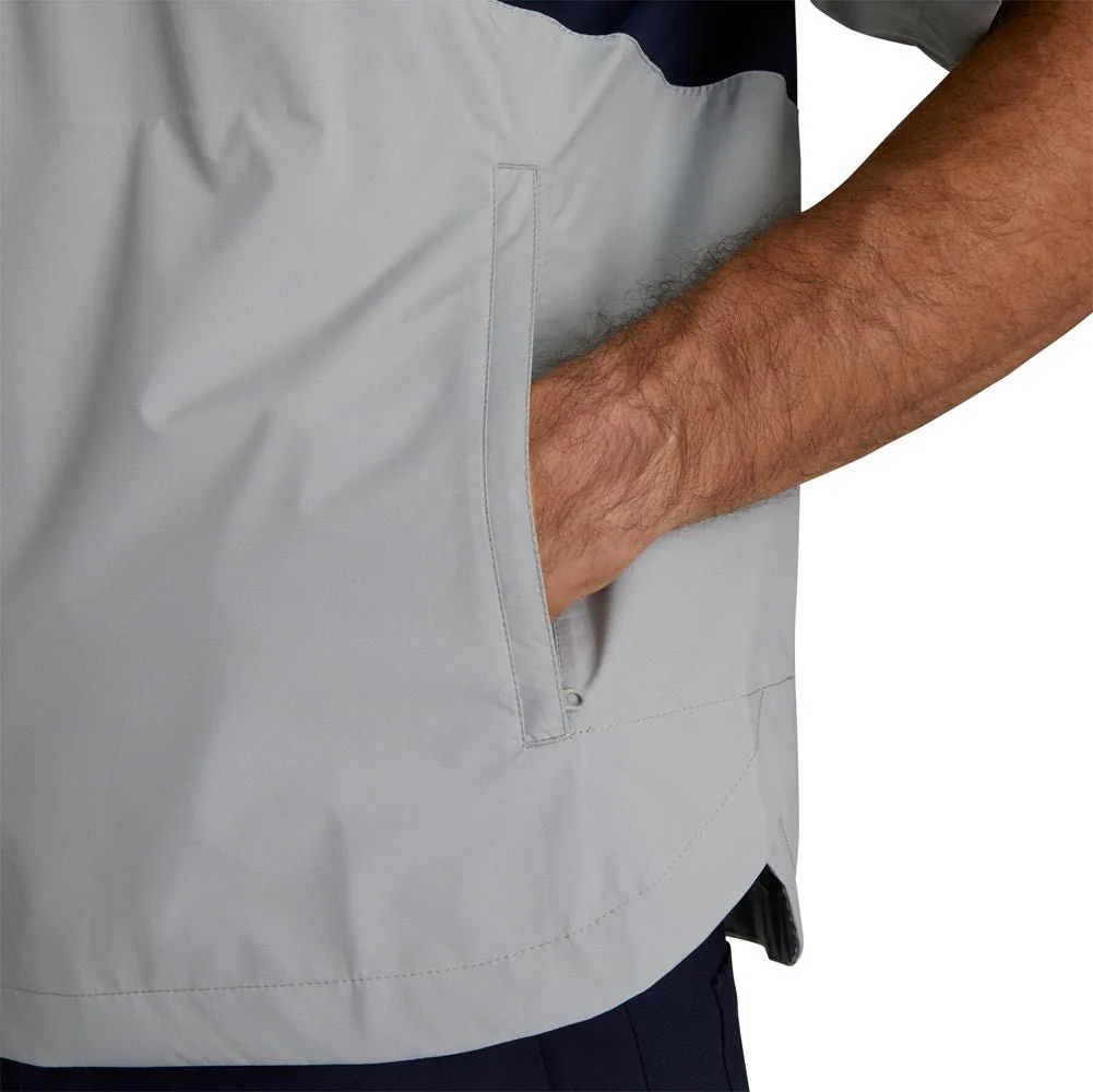 FootJoy HydroLite X Short Sleeve Golf Rain Shirt - Image 4