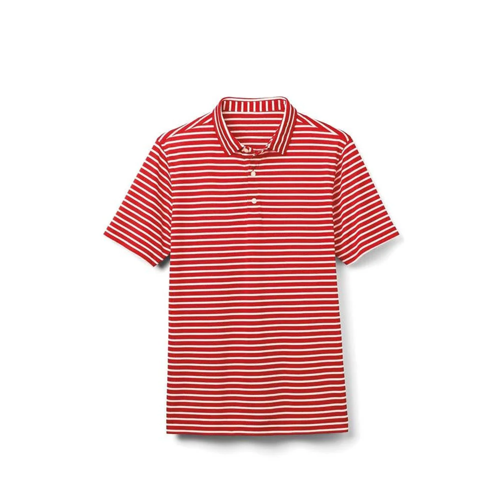 FootJoy Junior Striped Pique Self Collar Polo - Image 3