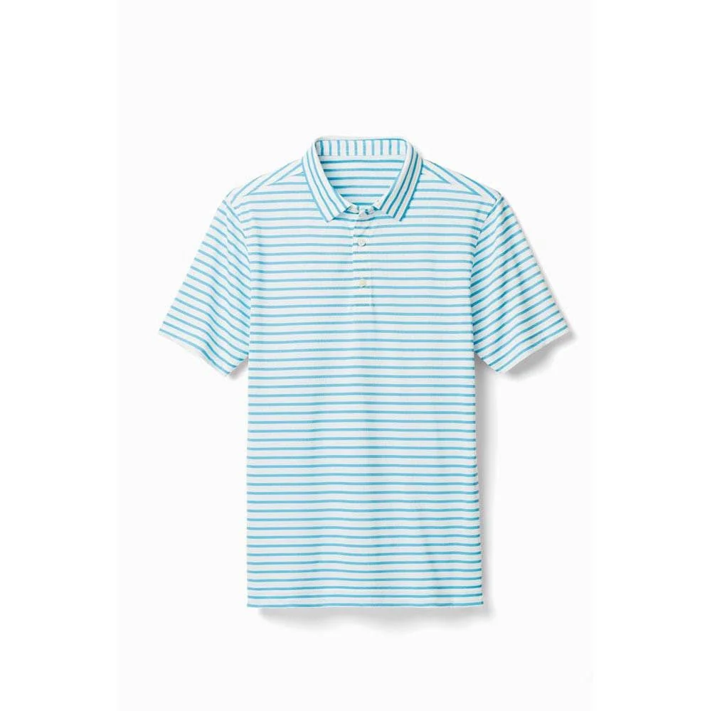 FootJoy Junior Striped Pique Self Collar Polo - Image 7