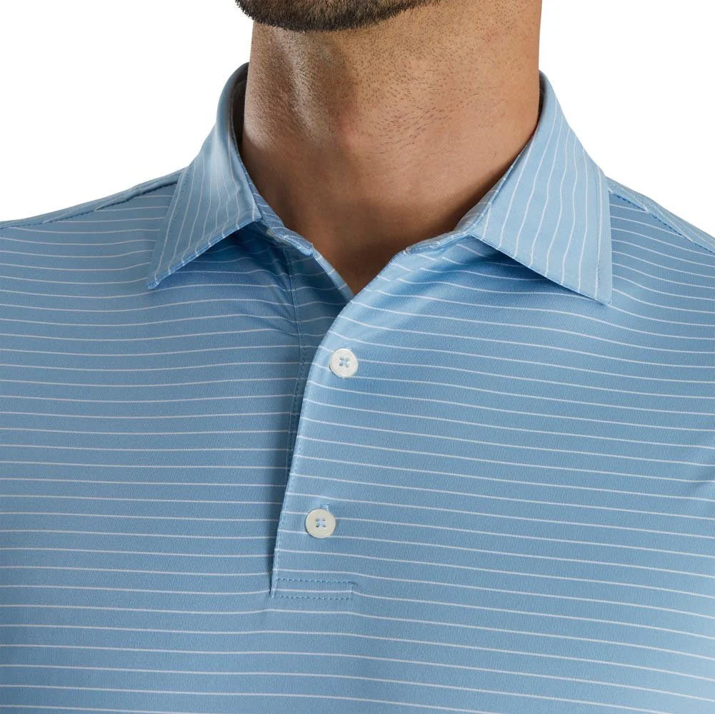 FootJoy Lisle Classic Pencil Stripe Polo