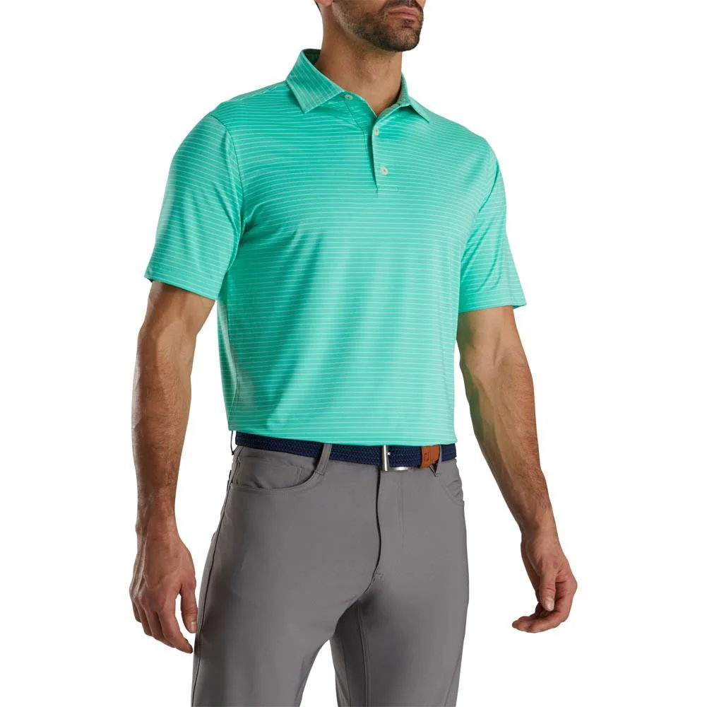 FootJoy Lisle Classic Pencil Stripe Polo - Image 12