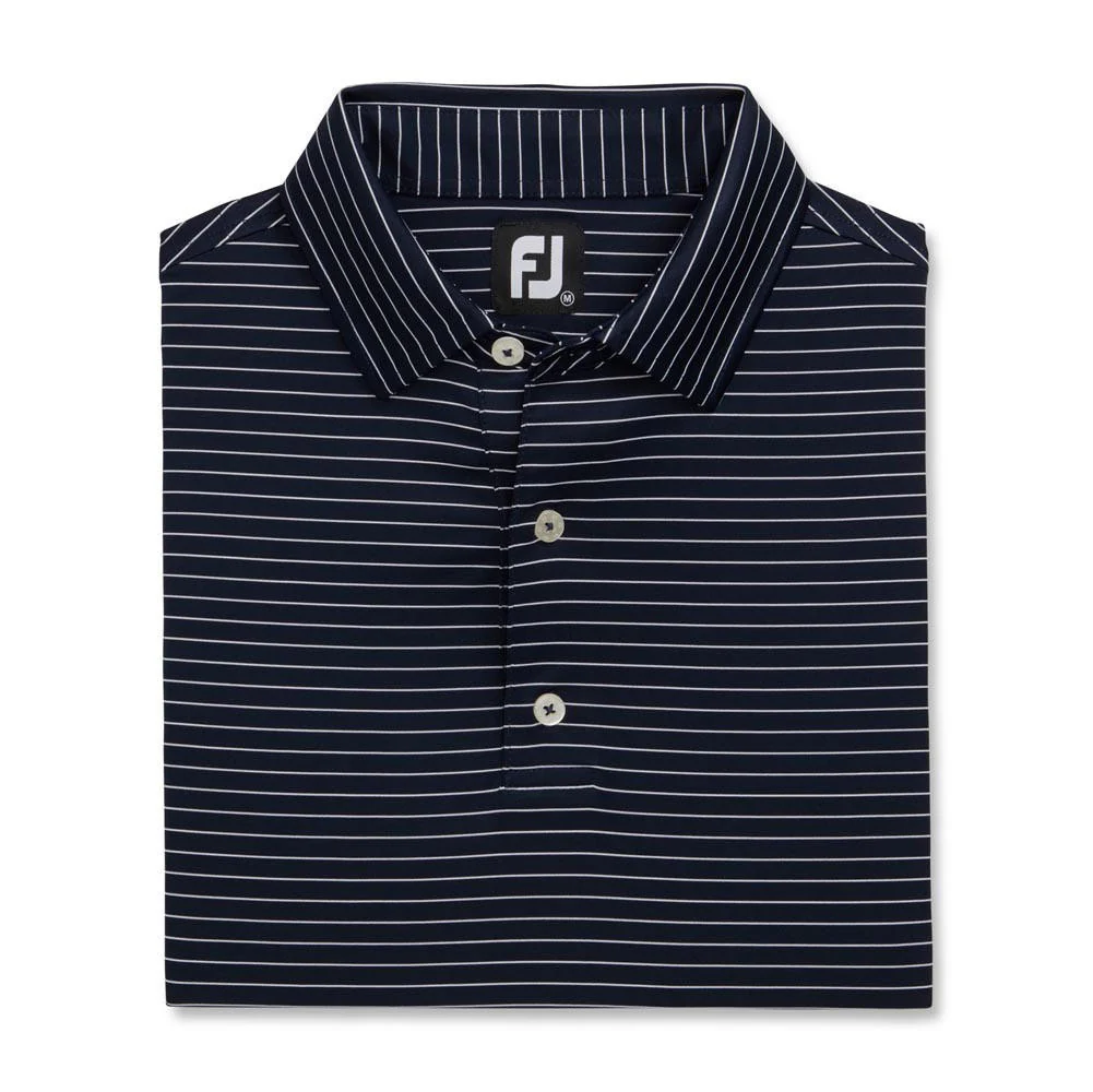 FootJoy Lisle Classic Pencil Stripe Polo - Image 14