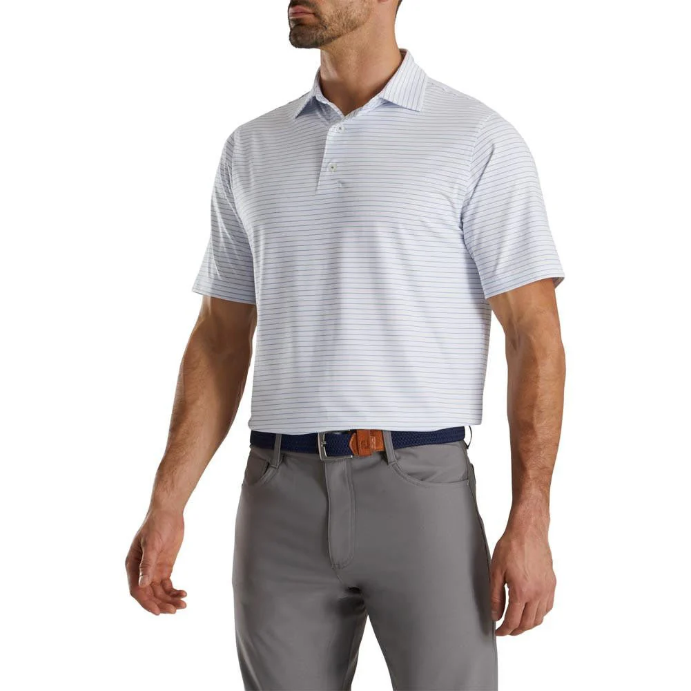 FootJoy Lisle Classic Pencil Stripe Polo - Image 21