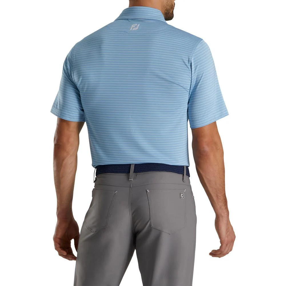 FootJoy Lisle Classic Pencil Stripe Polo - Image 3