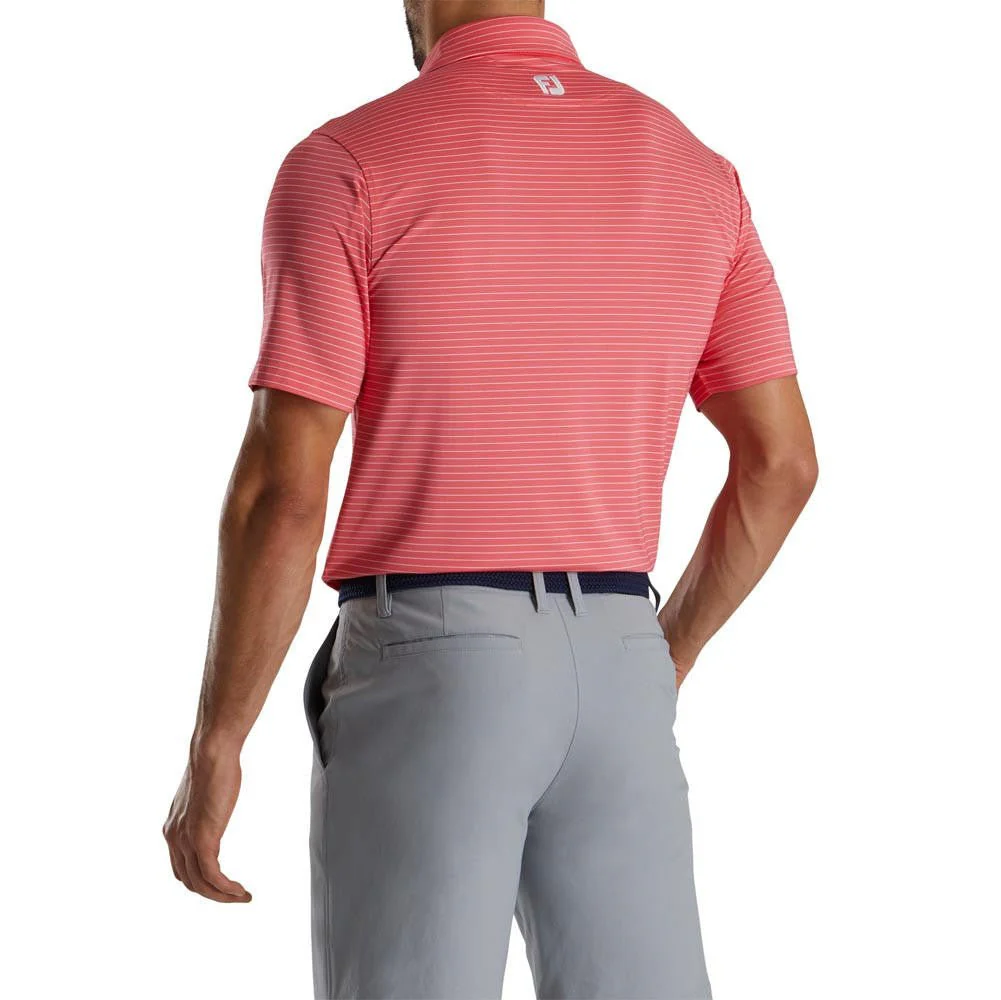 FootJoy Lisle Classic Pencil Stripe Polo - Image 5