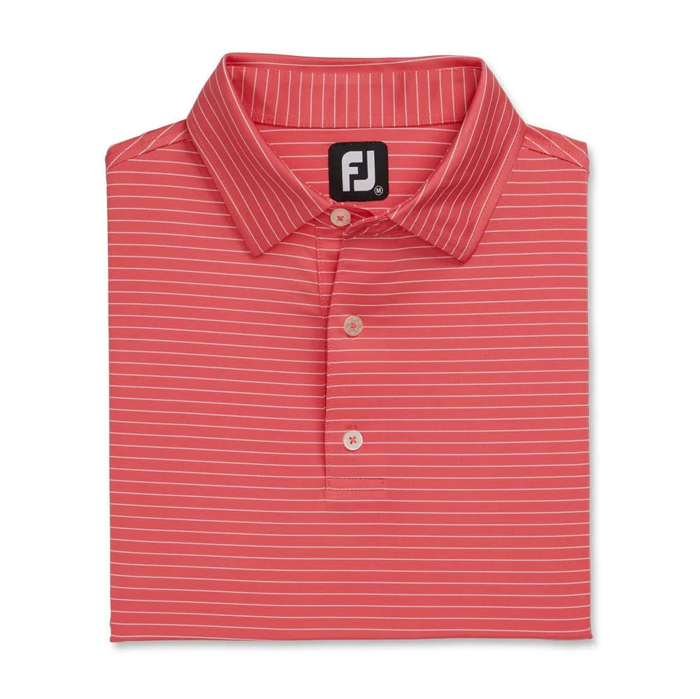 FootJoy Lisle Classic Pencil Stripe Polo - Image 6