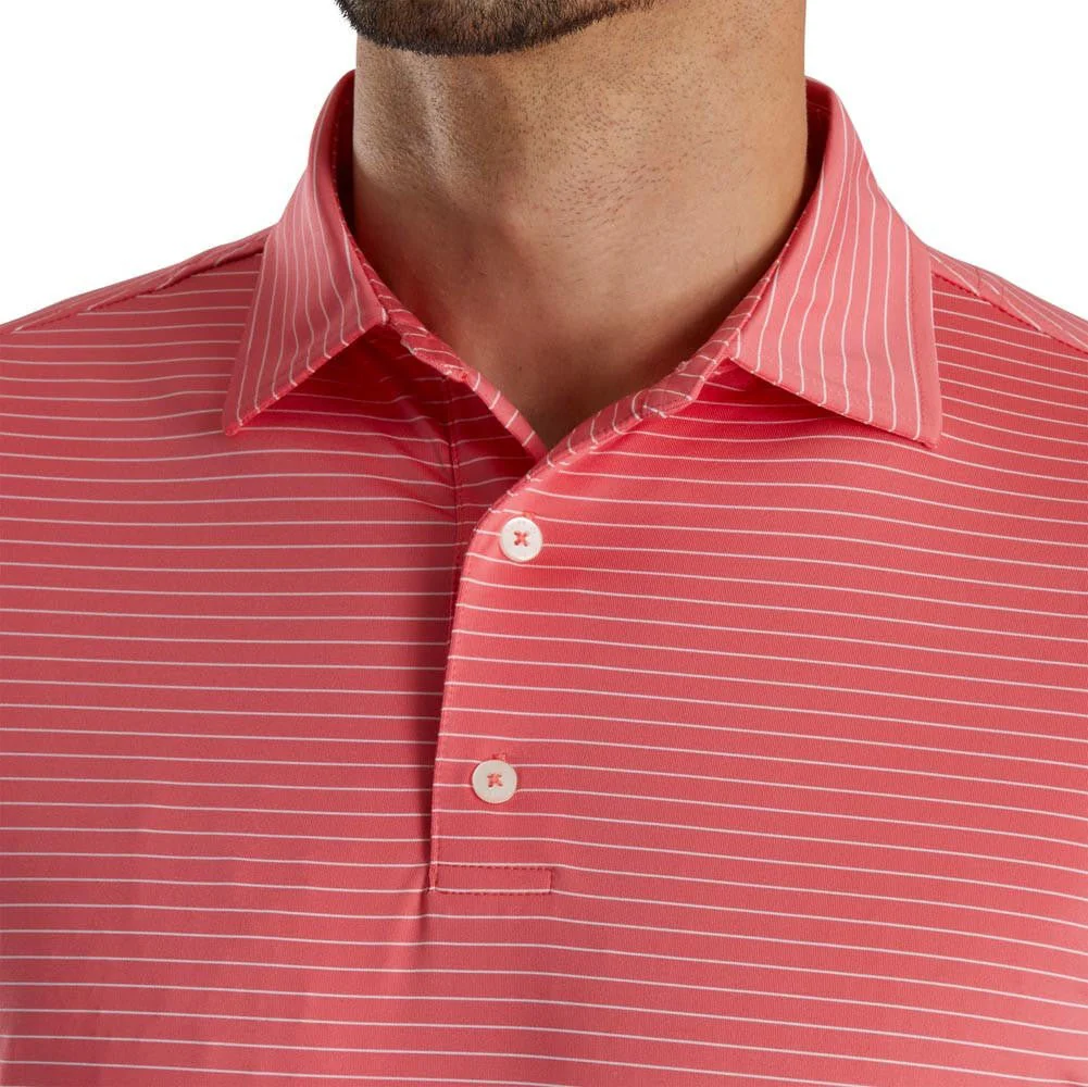 FootJoy Lisle Classic Pencil Stripe Polo - Image 8
