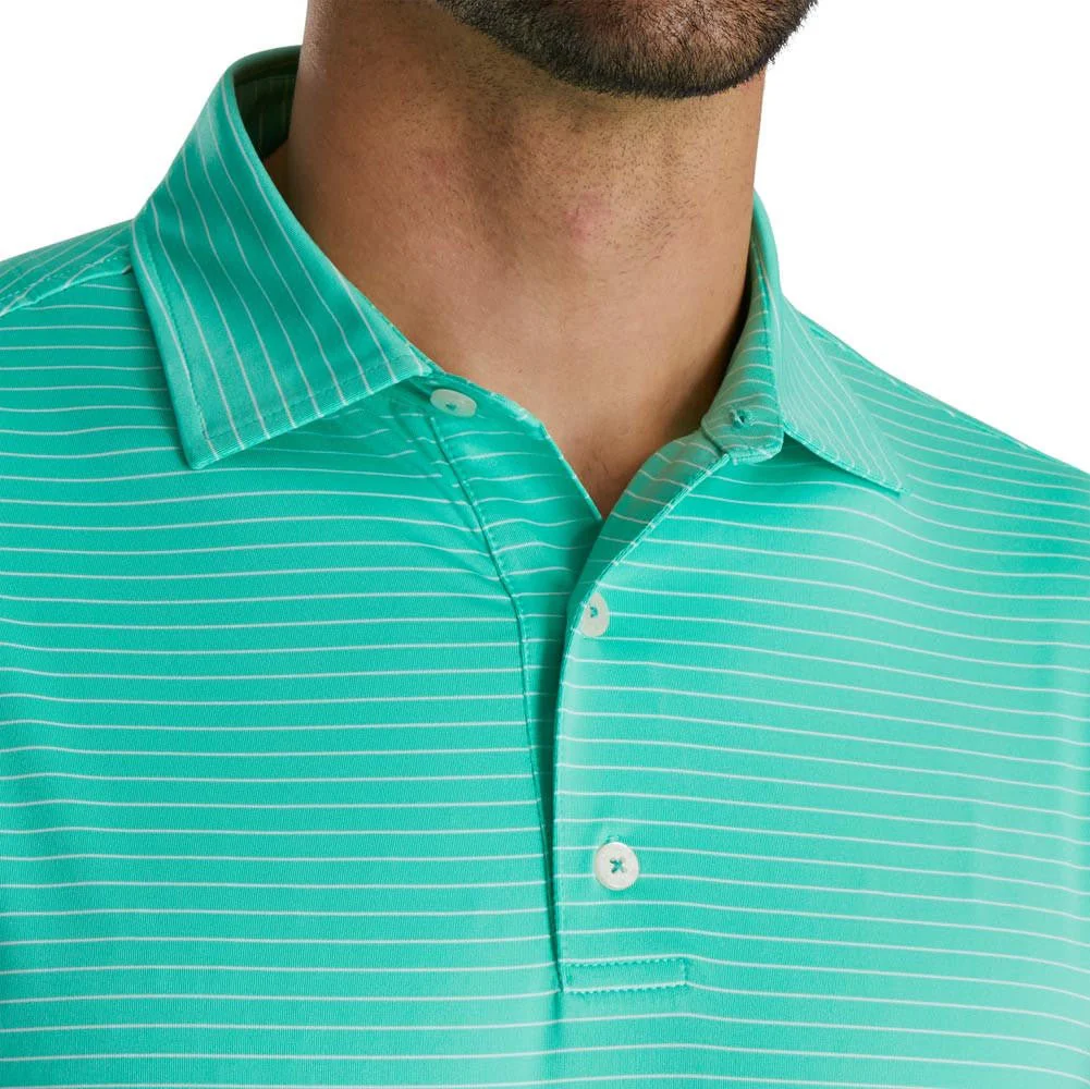 FootJoy Lisle Classic Pencil Stripe Polo - Image 9