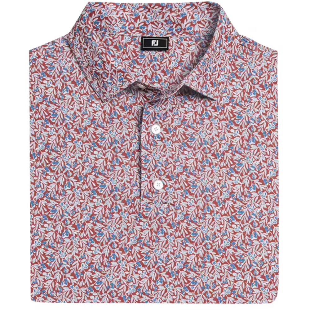 Footjoy Meadow Print Golf Polo - Image 3