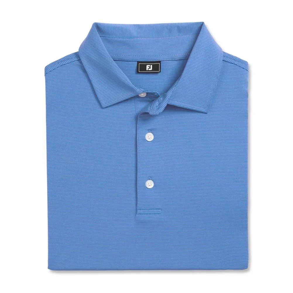 FootJoy MicroFeeder Stripe Lisle Golf Polo - Image 8