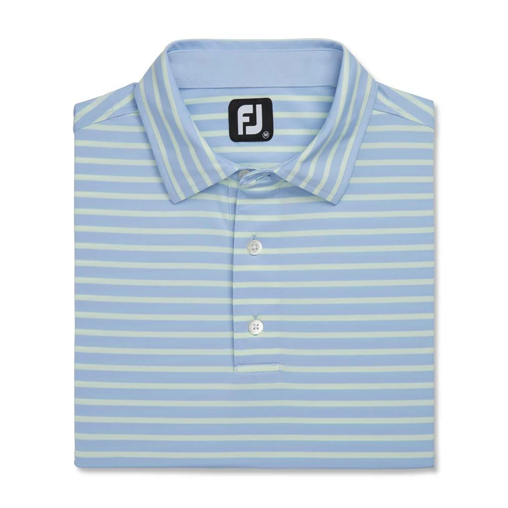 FootJoy ProDry 2 Color Stripe Lisle Self Collar Polo - Image 8