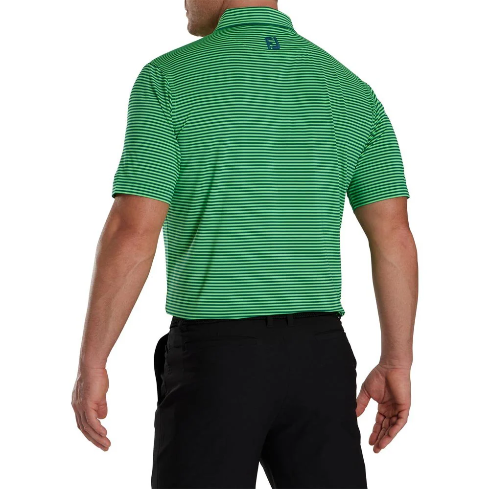 FootJoy ProDry Lisle Feeder Stripe Golf Polo - Previous Season Style - Image 2