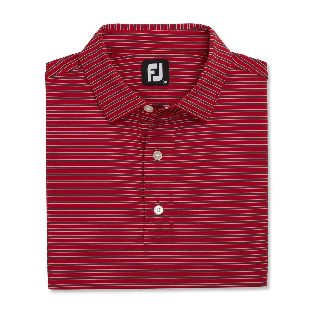 FootJoy ProDry Pinstripe Lisle Self Collar Polo - Image 4
