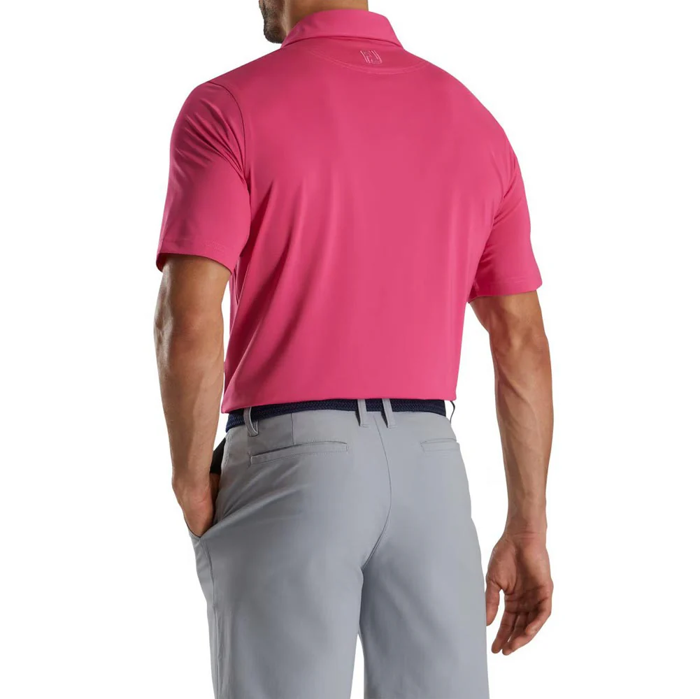 FootJoy ProDry Solid Lisle Self Collar Golf Polo - Image 2