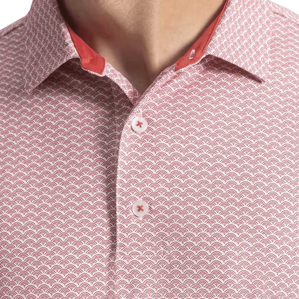 Footjoy Scallop Geo Pique Golf Polo - Image 3