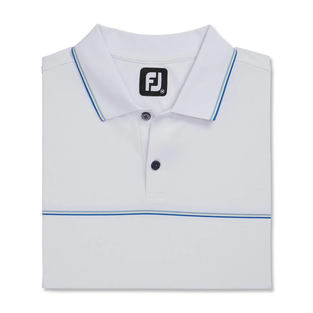 FootJoy Small Details Stretch Pique Knit Collar Polo - Image 10