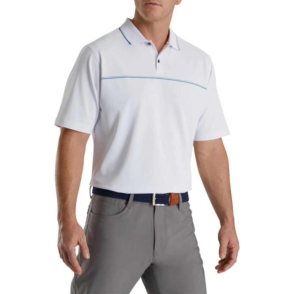 FootJoy Small Details Stretch Pique Knit Collar Polo - Image 11