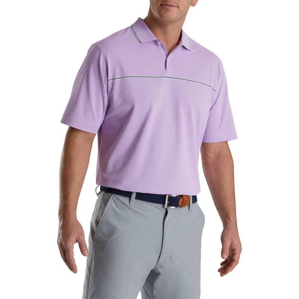 FootJoy Small Details Stretch Pique Knit Collar Polo - Image 5