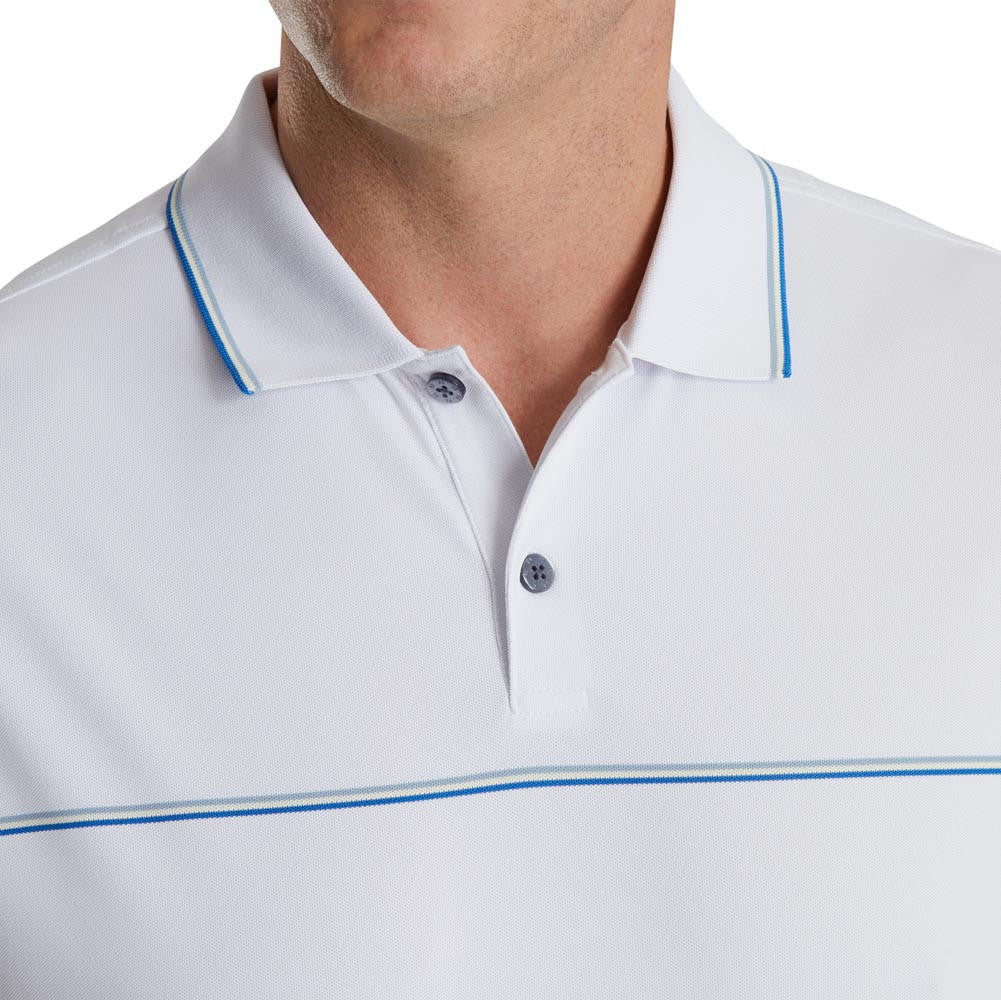 FootJoy Small Details Stretch Pique Knit Collar Polo - Image 9