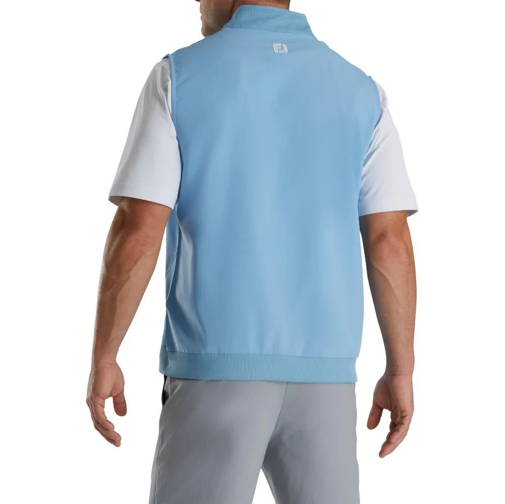 FootJoy Stretch Woven Golf Vest with Knit Accents - Image 8