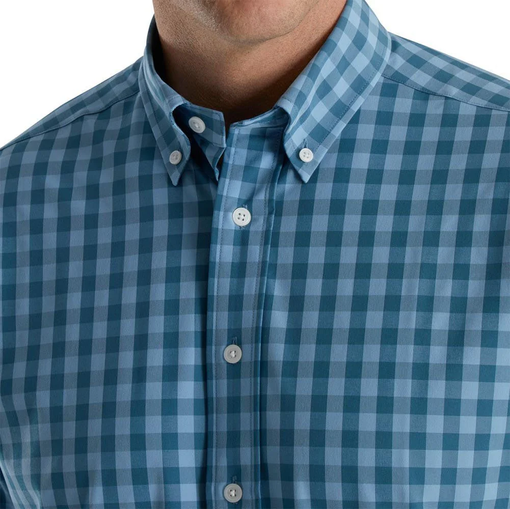 FootJoy Stretch Woven Gingham Shirt - Image 7