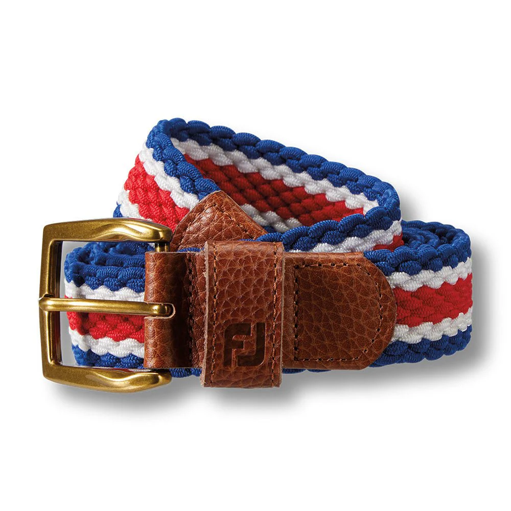 FootJoy Striped Braided Golf Belt - Image 3
