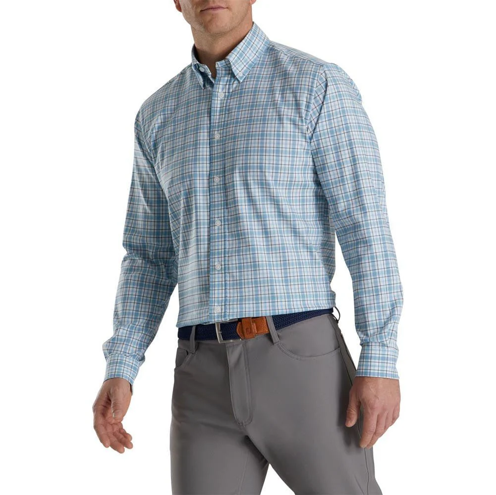 FootJoy Super Soft Woven Plaid Shirt - Image 14