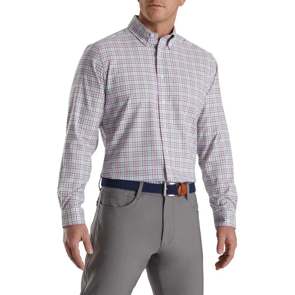FootJoy Super Soft Woven Plaid Shirt - Image 17