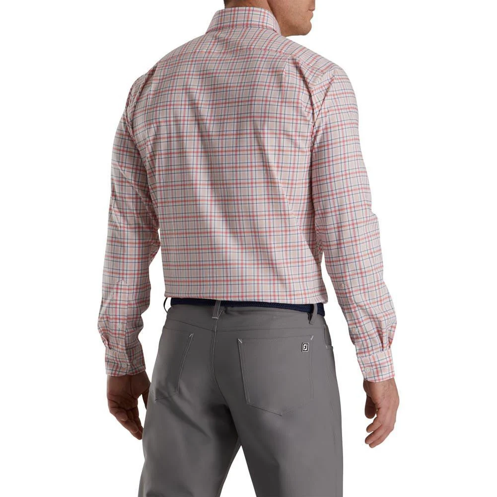FootJoy Super Soft Woven Plaid Shirt - Image 8