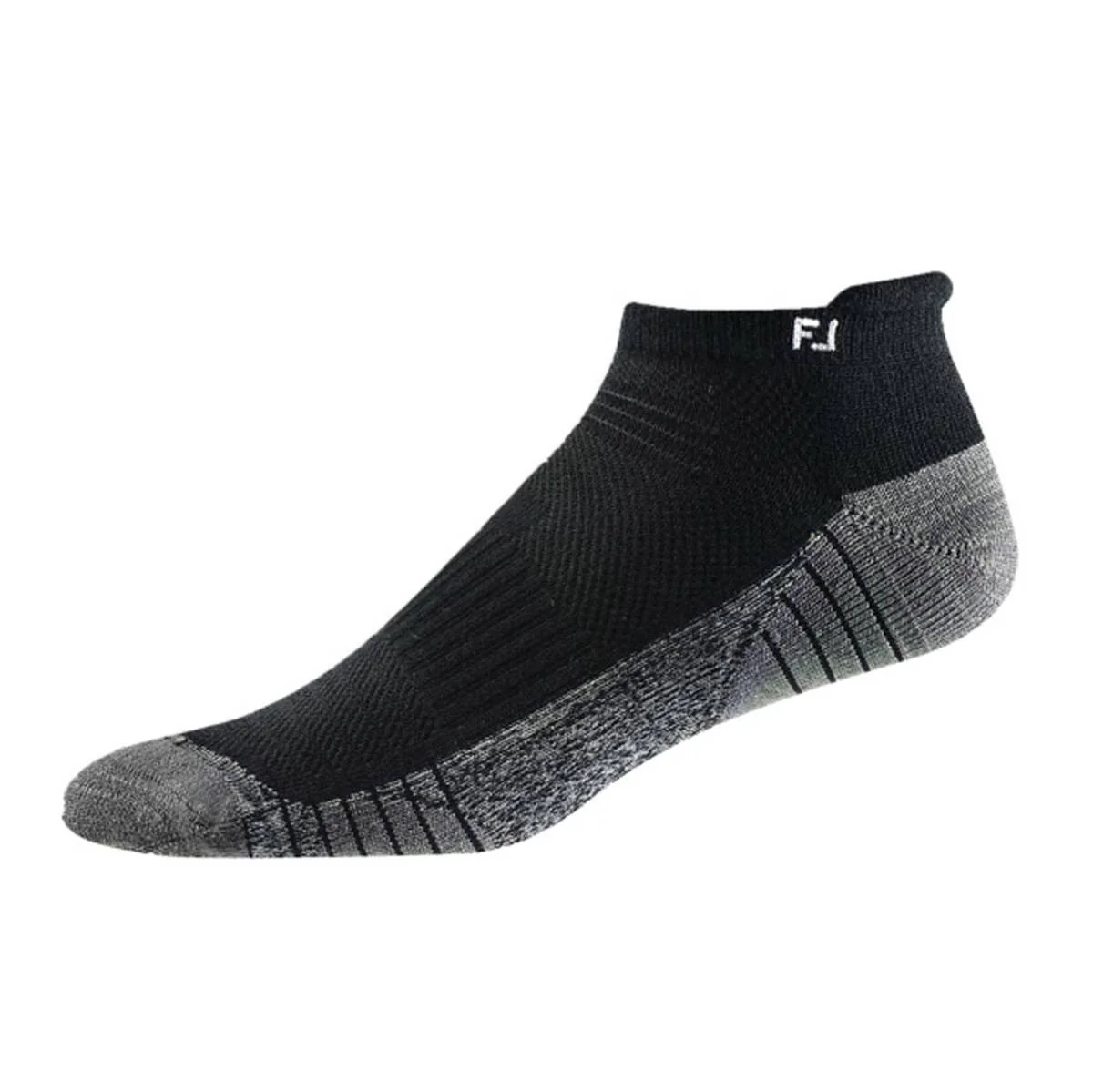 FootJoy TechSof Tour Roll-Tab Sock - Black