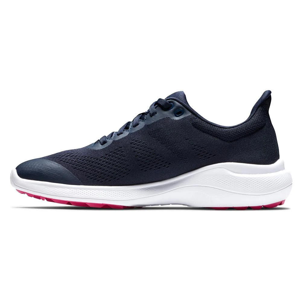 FootJoy Women's FJ Flex Golf Shoes ( Color: Navy White Pink) - Image 2