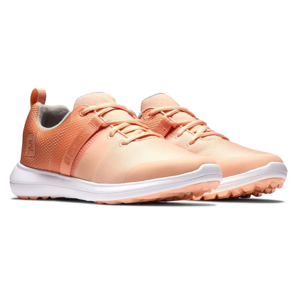 FootJoy Women's FJ Flex Golf Shoes ( Color: Orange) - Image 5