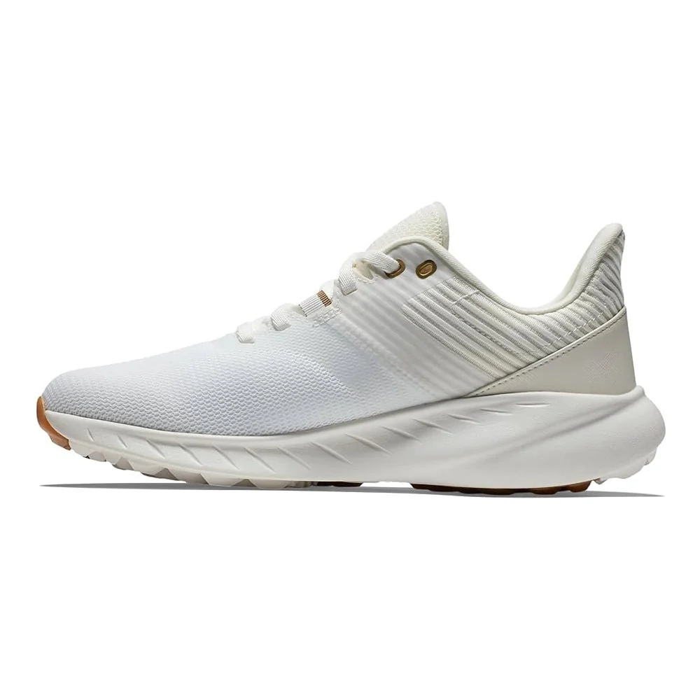 FootJoy Women's FJ Flex Golf Shoes ( Color: White Beige) - Image 2