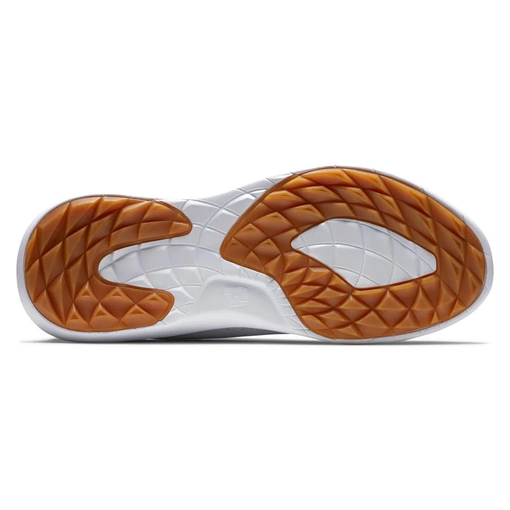 FootJoy Women's FJ Flex Golf Shoes ( Color: White Tan) - Image 4