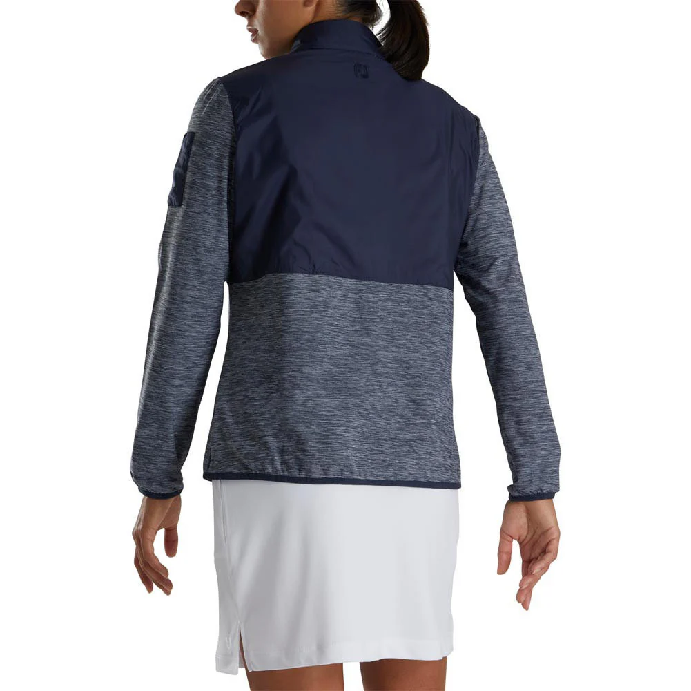 FootJoy Women's Full-Zip Space Dye Golf Mid-Layer - Image 3