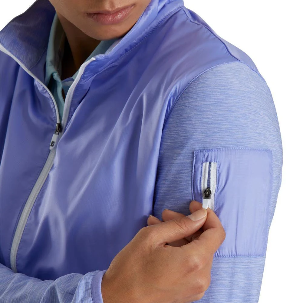 FootJoy Women's Full-Zip Space Dye Golf Mid-Layer - Image 9