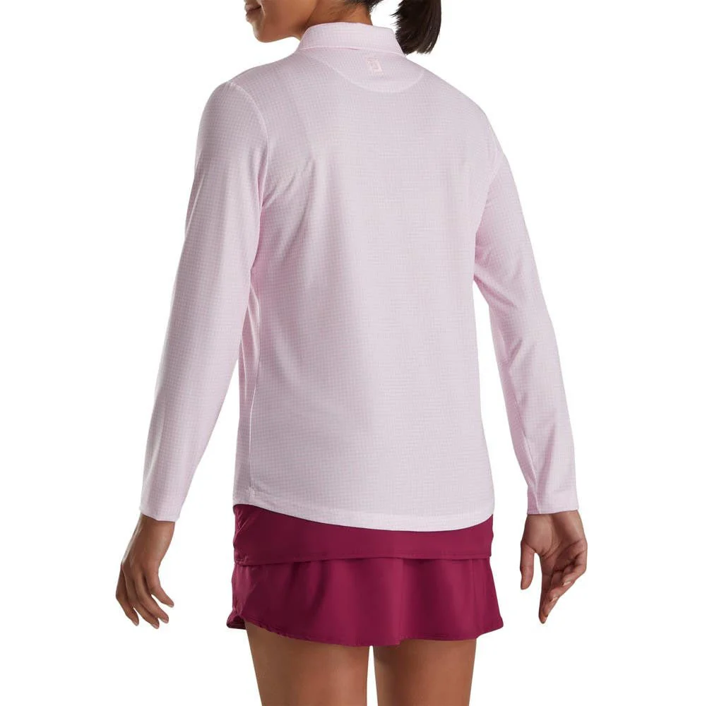 FootJoy Women's Houndstooth Print Sun Protection Shirt - Image 6