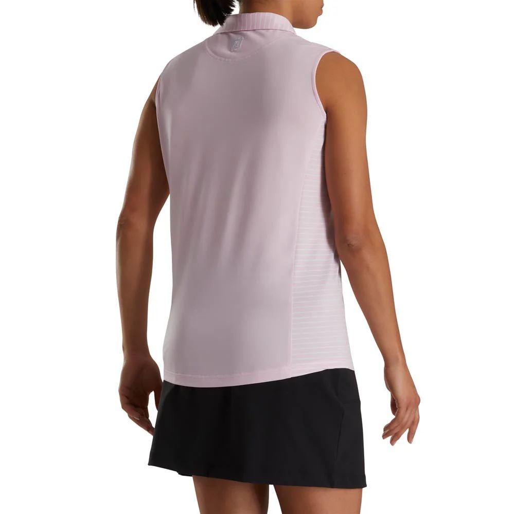 FootJoy Women's Open Placket Sleeveless Polo - Image 10