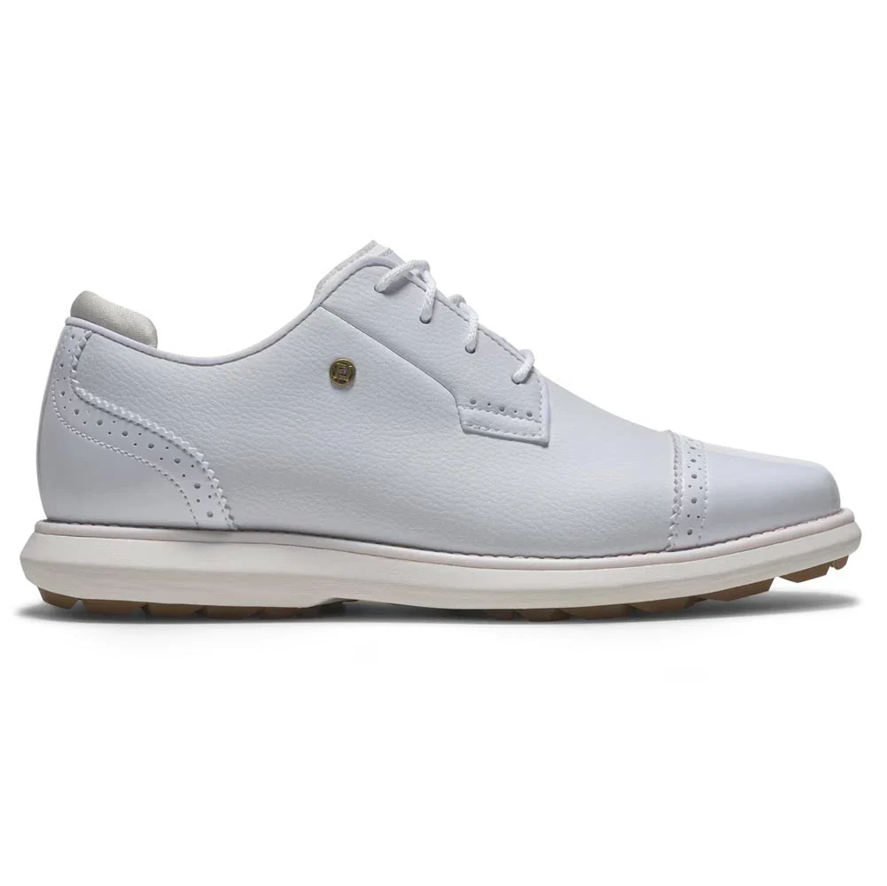 FootJoy Women's Traditions Cap Toe Spikeless Golf Shoes