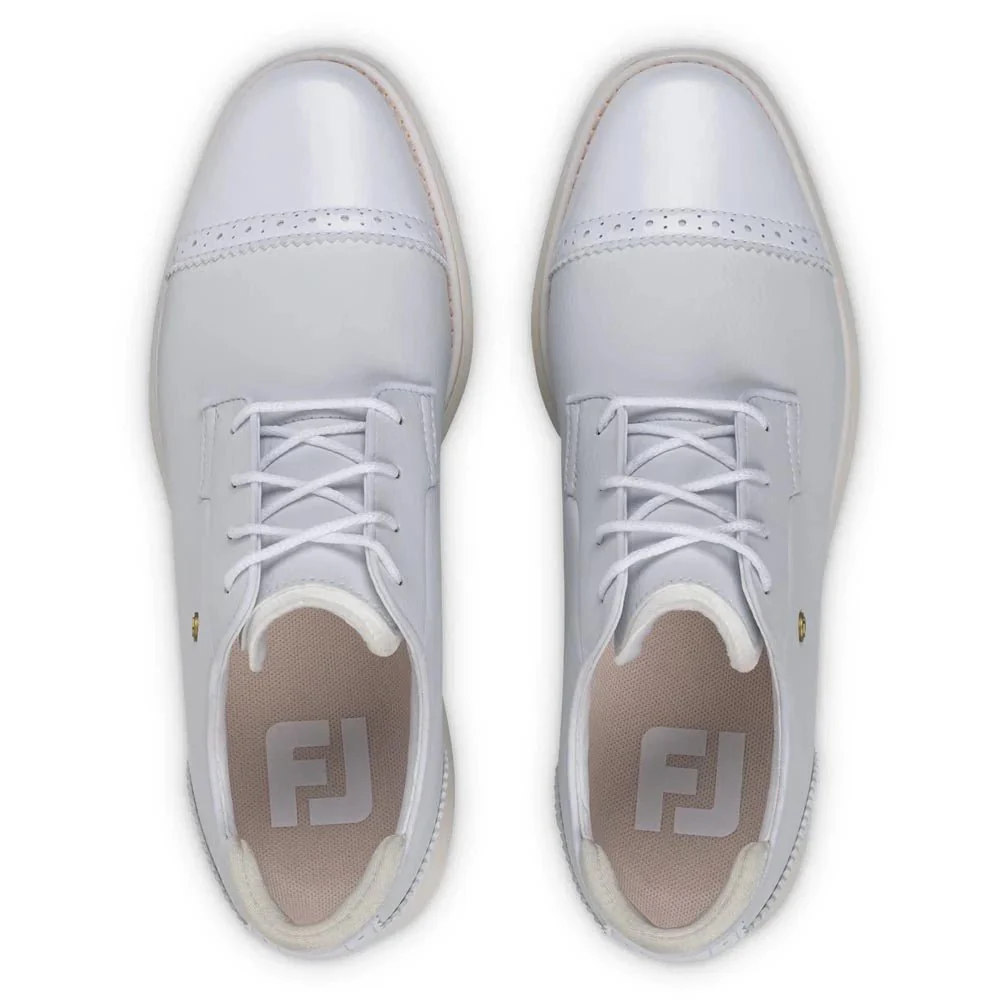 FootJoy Women's Traditions Cap Toe Spikeless Golf Shoes - Image 3