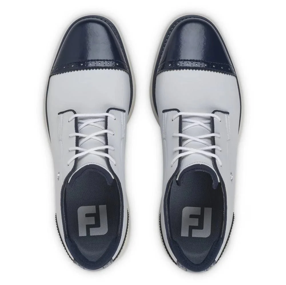 FootJoy Women's Traditions Cap Toe Spikeless Golf Shoes - Image 9