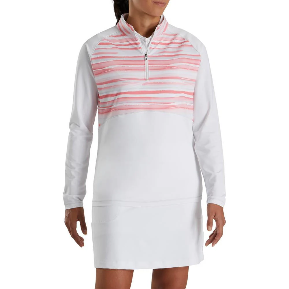 FootJoy Women's Watercolor Half-Zip Golf Mid-Layer