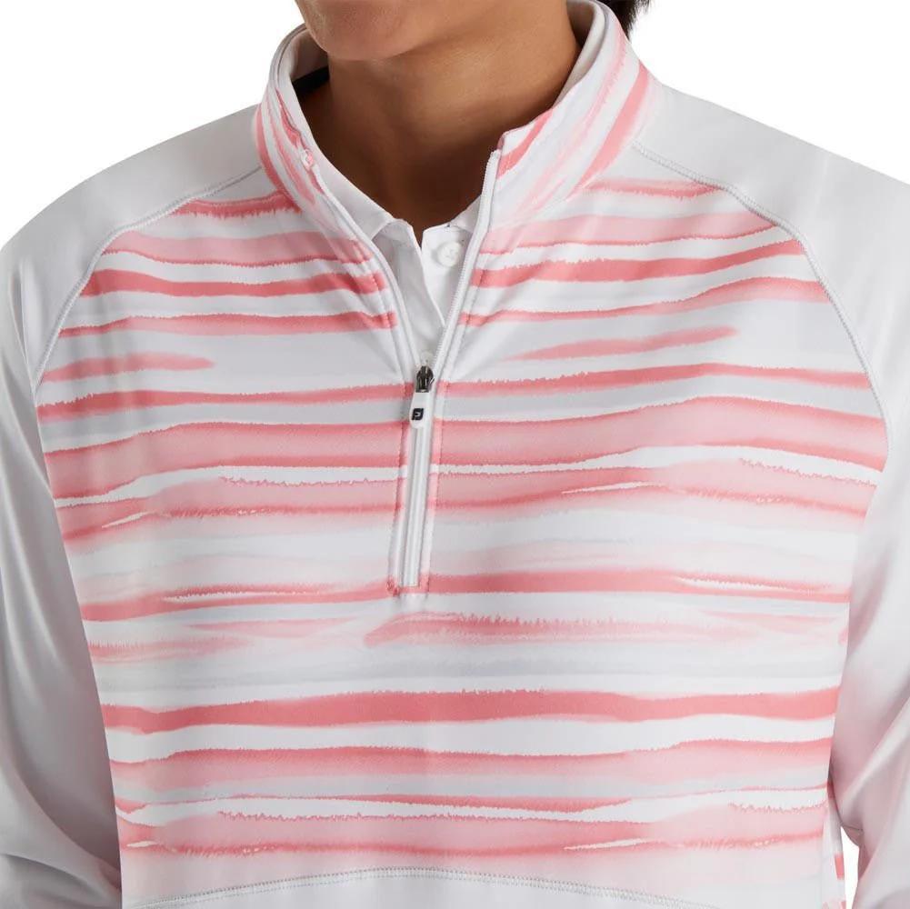 FootJoy Women's Watercolor Half-Zip Golf Mid-Layer - Image 2