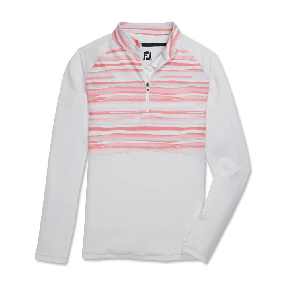 FootJoy Women's Watercolor Half-Zip Golf Mid-Layer - Image 4