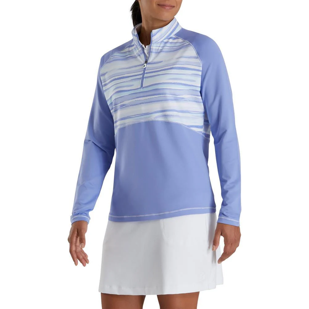 FootJoy Women's Watercolor Half-Zip Golf Mid-Layer - Image 5