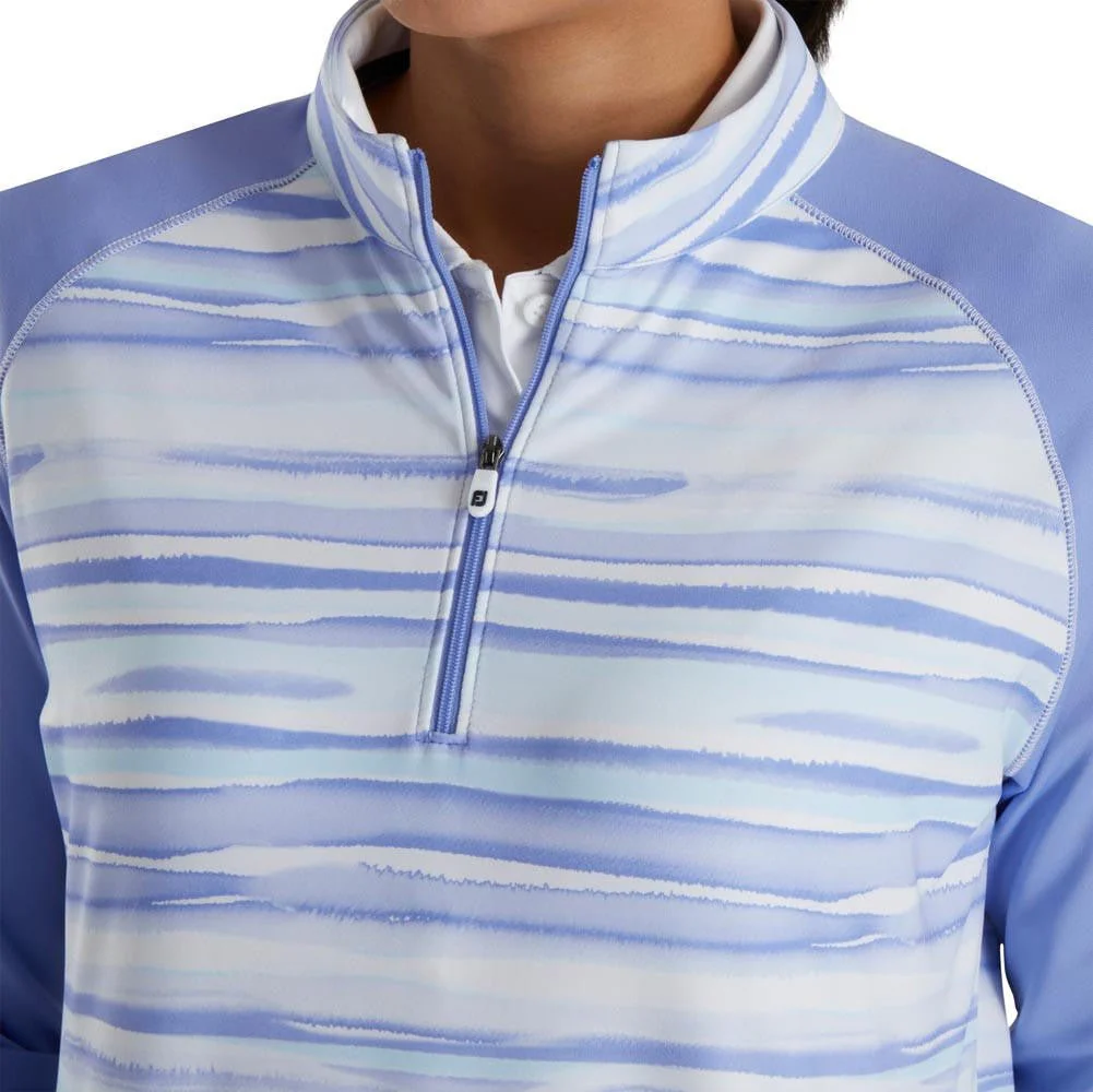 FootJoy Women's Watercolor Half-Zip Golf Mid-Layer - Image 6