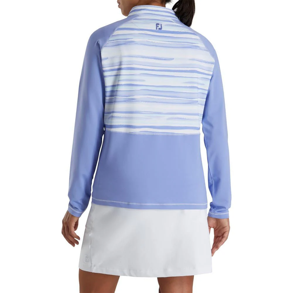 FootJoy Women's Watercolor Half-Zip Golf Mid-Layer - Image 7