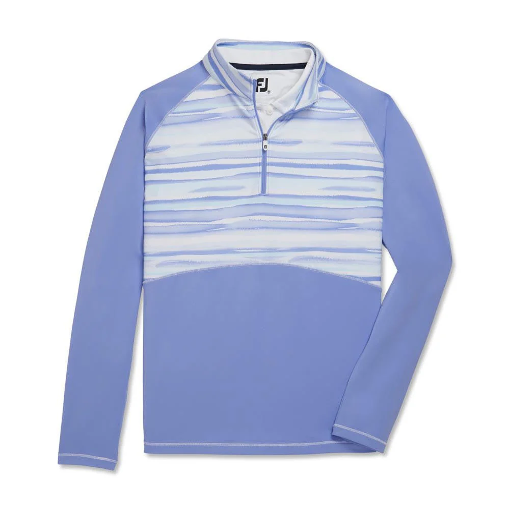 FootJoy Women's Watercolor Half-Zip Golf Mid-Layer - Image 8