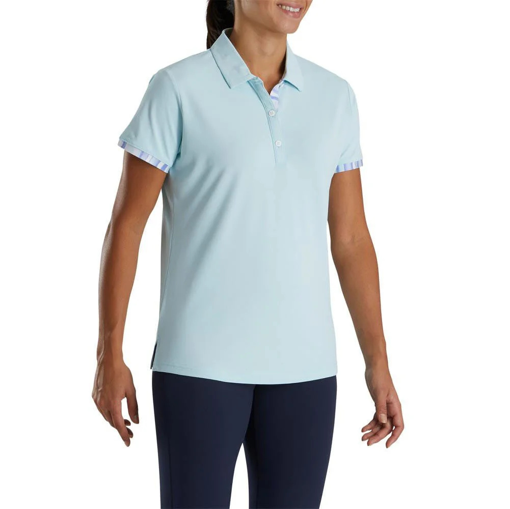 FootJoy Women's Watercolor Trim Polo - Image 10